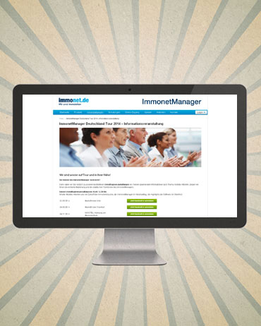 Immonet Seminarverwaltung Bild 1